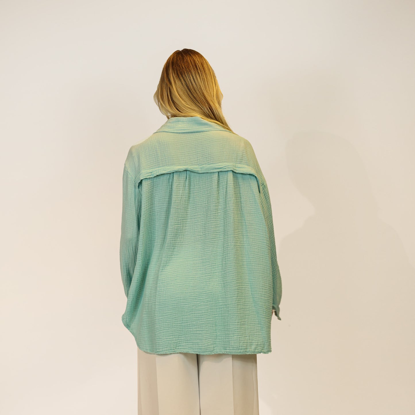Musselin Hemd Mint