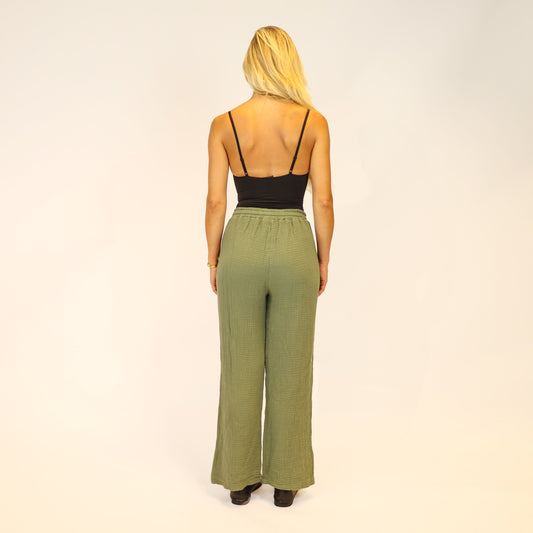 Musselin Hose Khaki